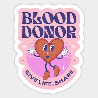 blood donation Sticker